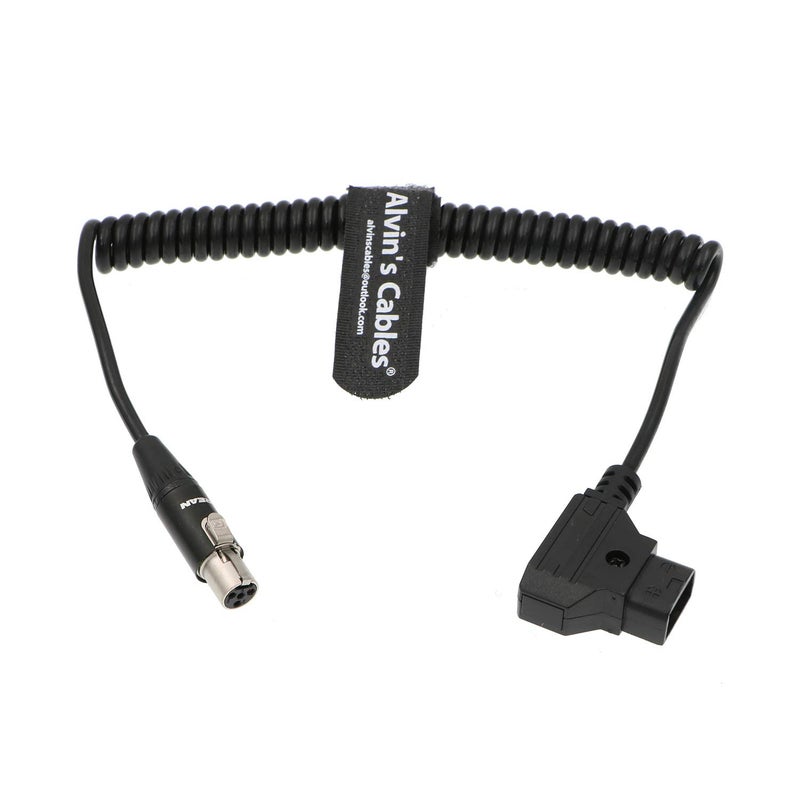 Alvin's Cables كابل طاقة تلفزيون ألوين من داب إلى موصل ميني XLR 4 دبابيس أنثوي لكاميرا ARRI RED - Image 3